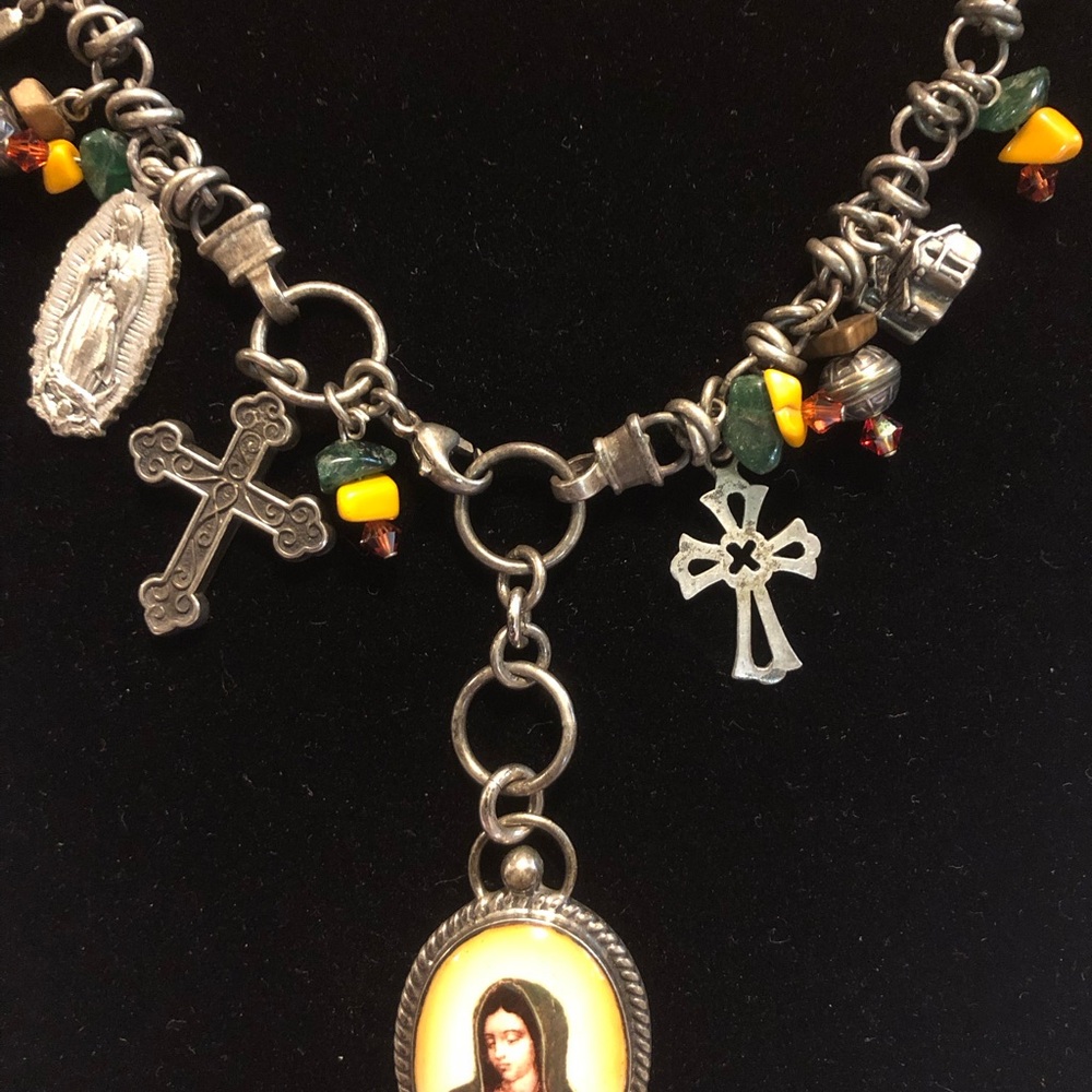 Jaqueline Smiley JSVR Madonna Pendant Necklace Vintage Revival Jewelry